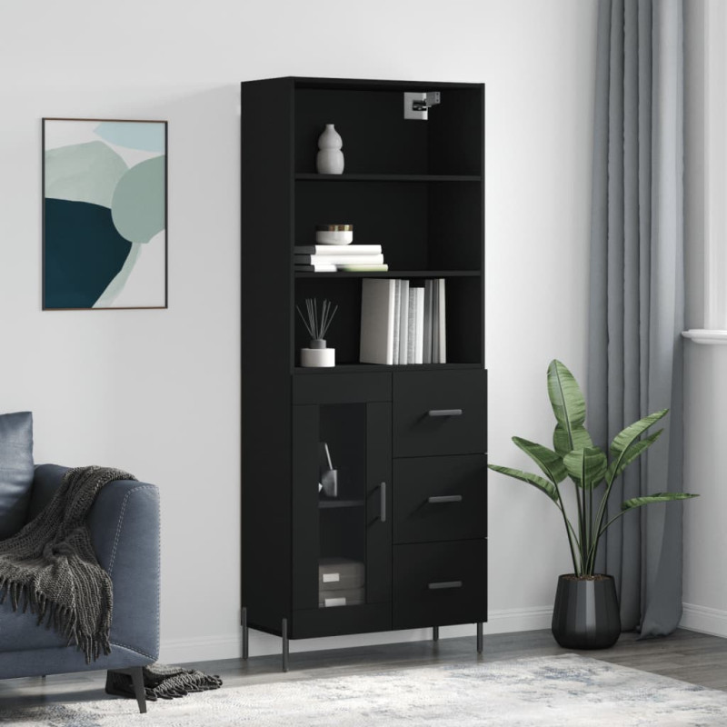 stradeXL Highboard Black...