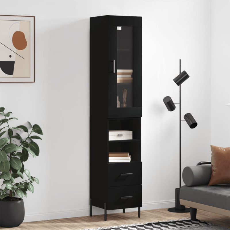 stradeXL Highboard Schwarz...