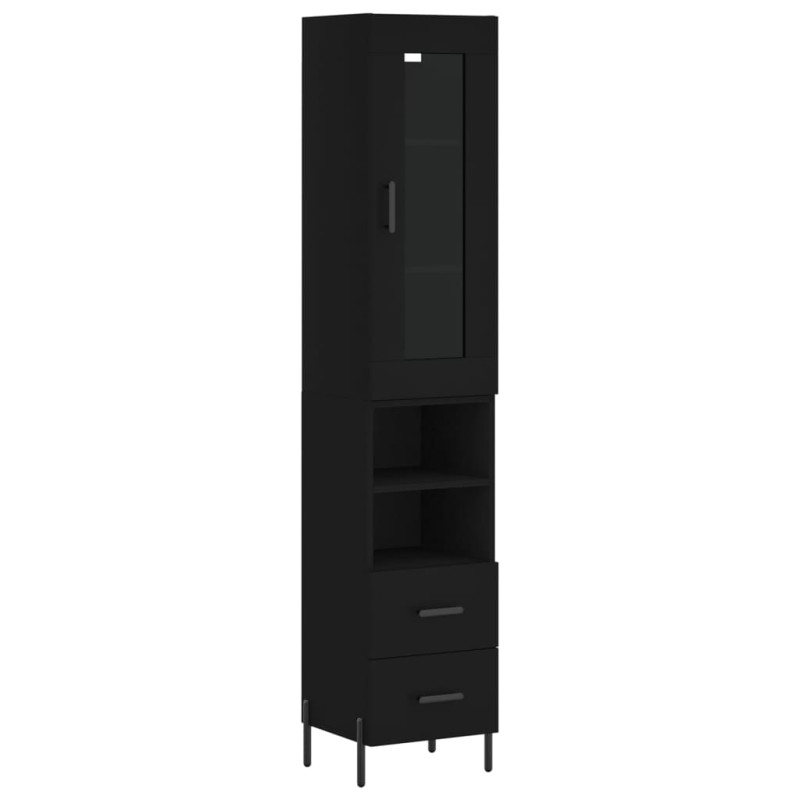 stradeXL Highboard Schwarz...