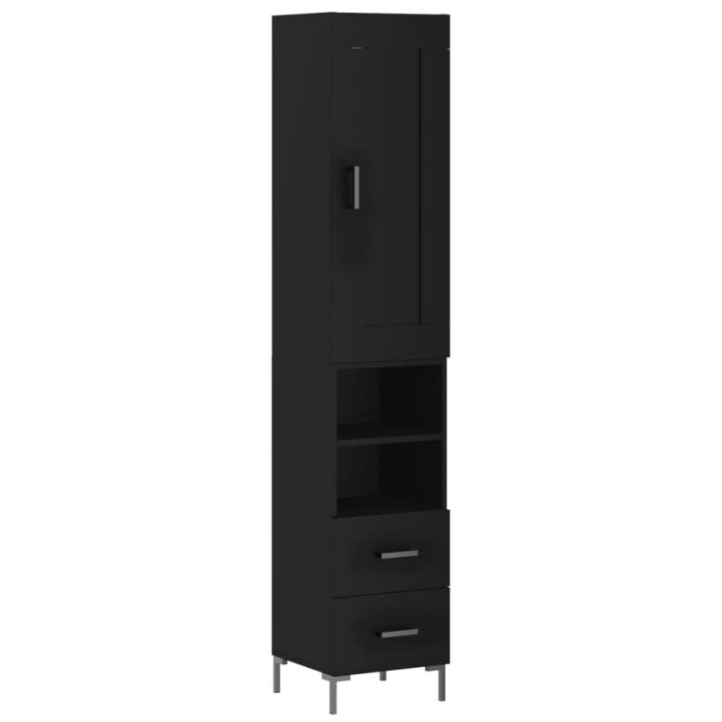 stradeXL Highboard Schwarz...