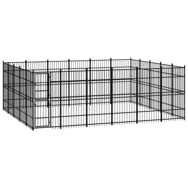 stradeXL Outdoor Dog Kennel...