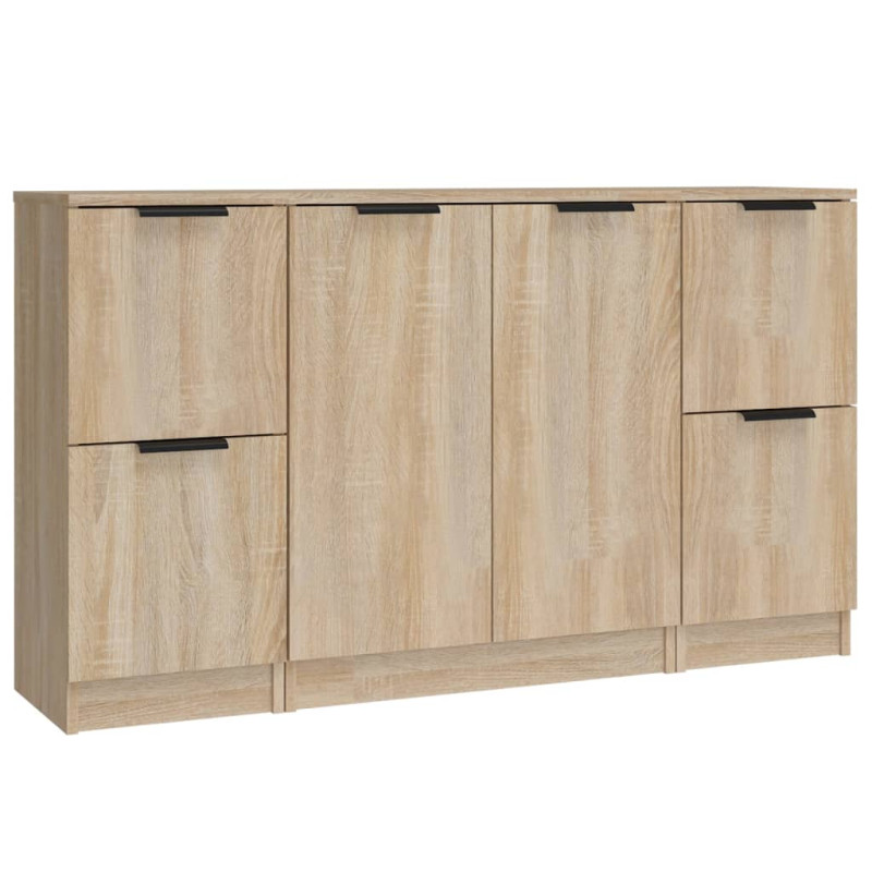 stradeXL Sideboards 3 pcs...