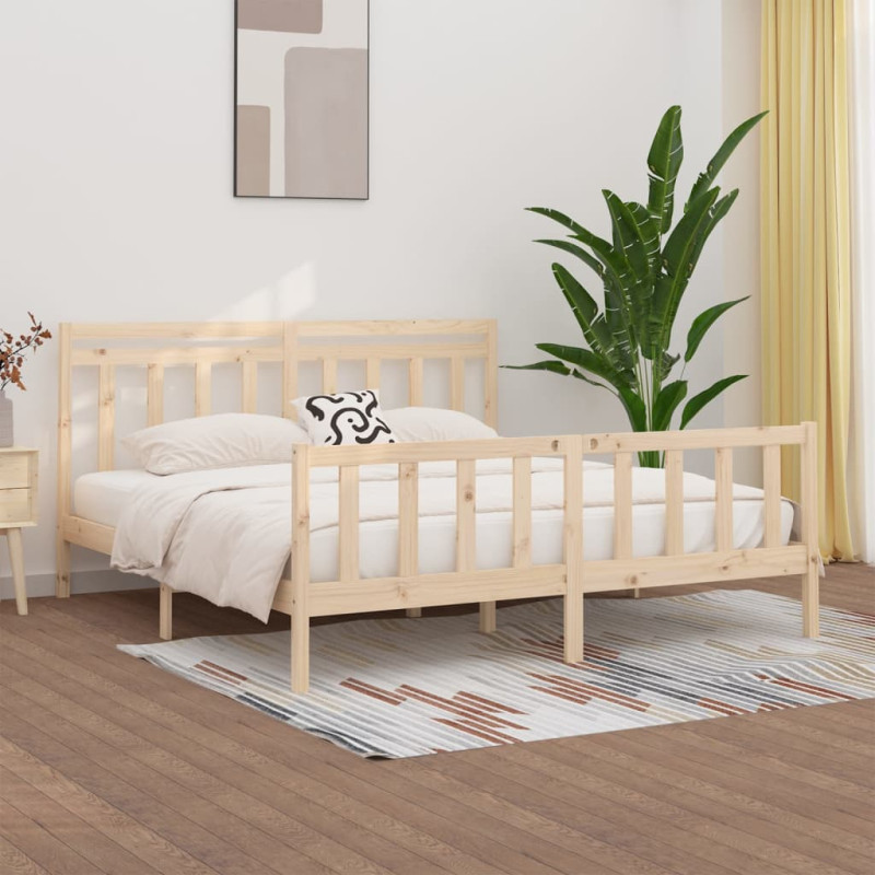 stradeXL Bed Frame Solid...