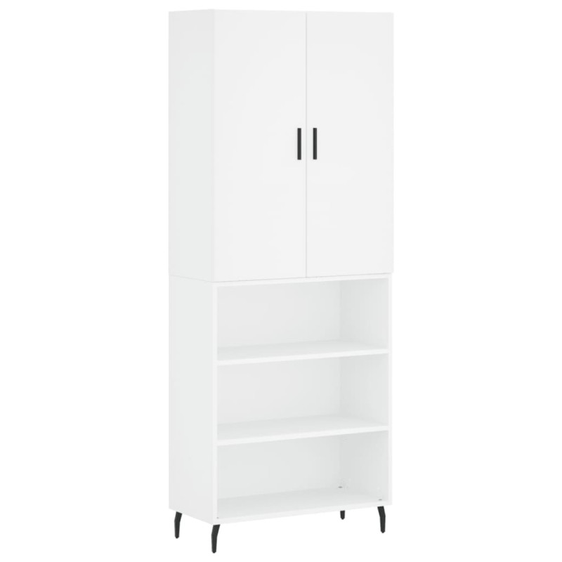 stradeXL Highboard Weiß...