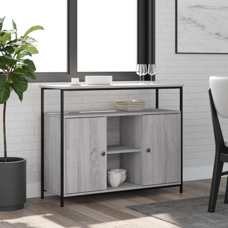 stradeXL Sideboard Grey...