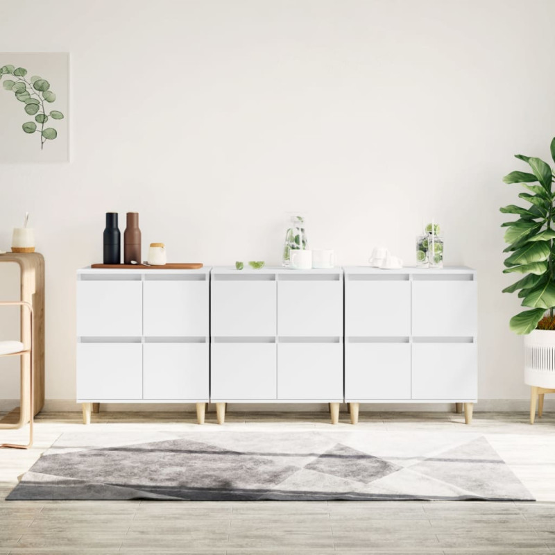 stradeXL Sideboards 3 pcs...