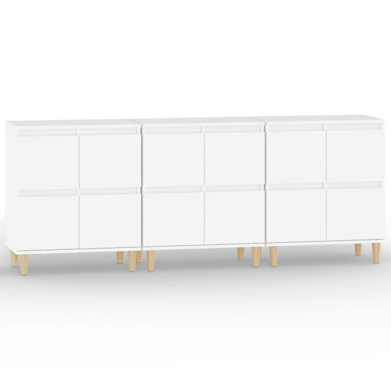 stradeXL Sideboards 3 pcs...