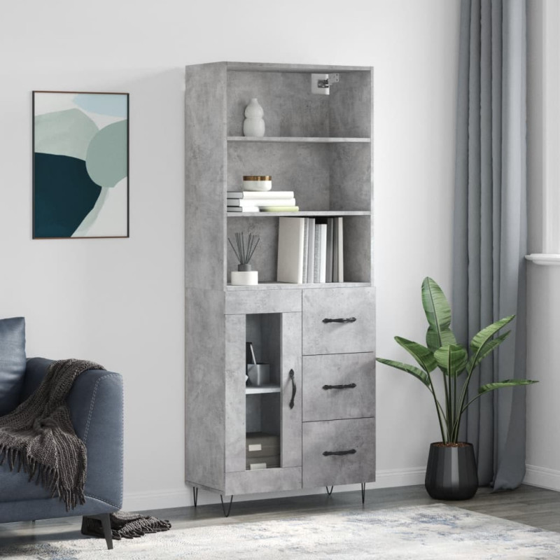 stradeXL Highboard Concrete...