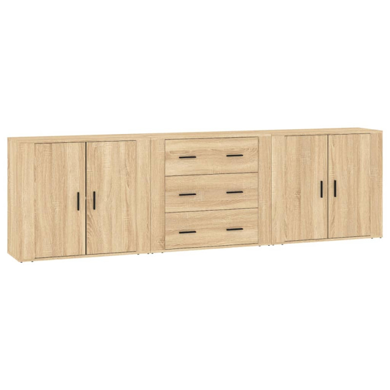 stradeXL Sideboards 3 pcs...