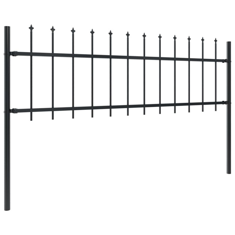 stradeXL Garden Fence with...