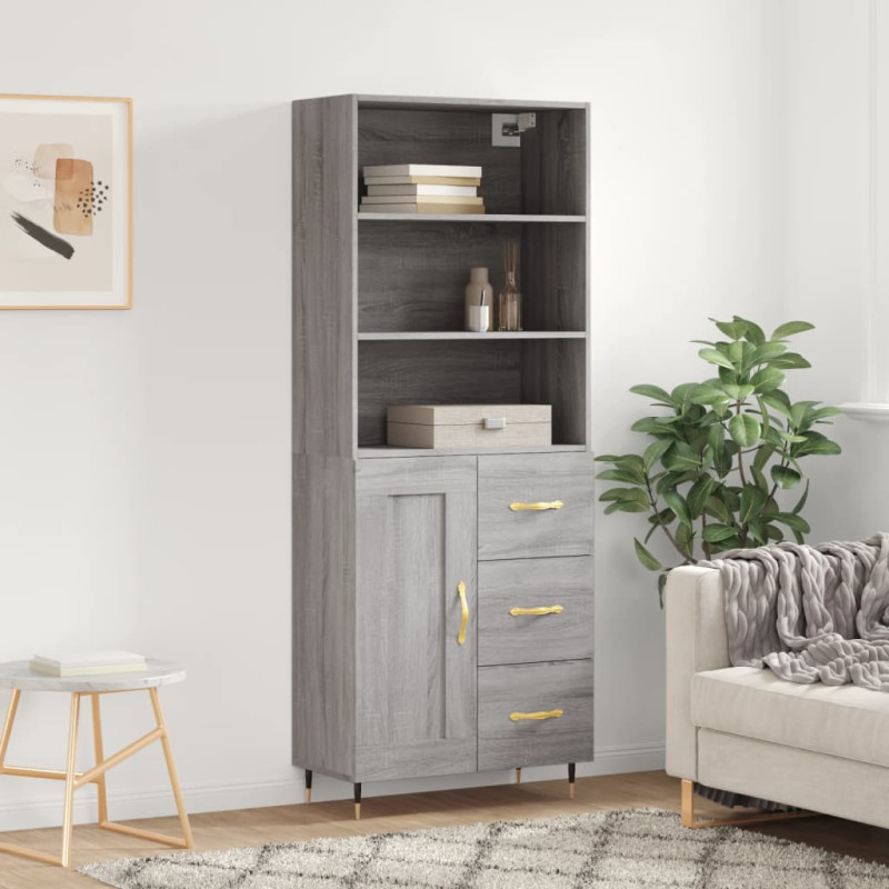 stradeXL Highboard Grey...