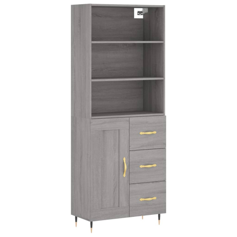 stradeXL Highboard Grey...