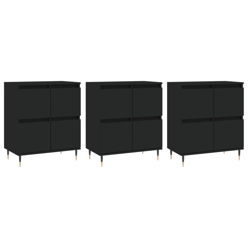 stradeXL Sideboards 3 pcs...