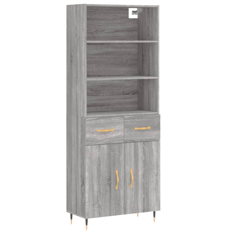 stradeXL Highboard Grau...