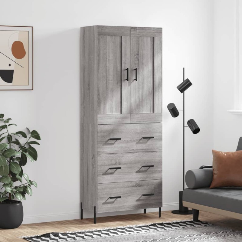 stradeXL Highboard Grey...