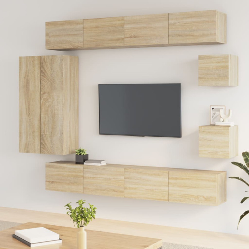 stradeXL 8 Piece TV Cabinet...