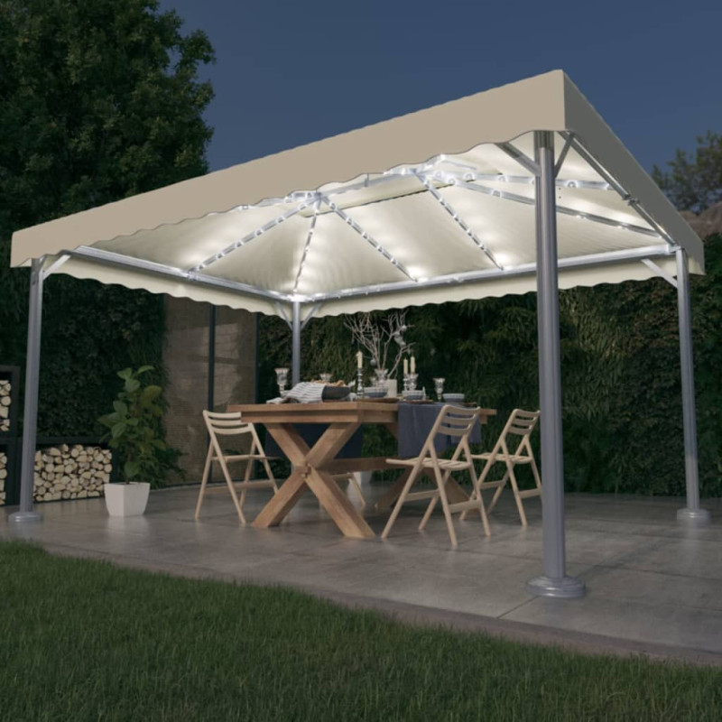 stradeXL Gazebo with LED...