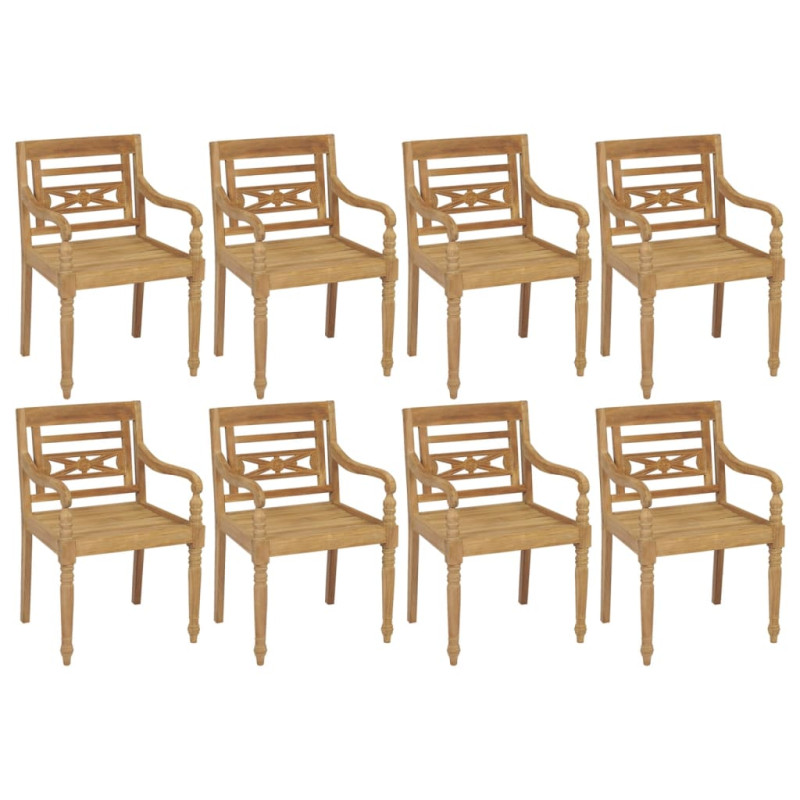 vidaXL Batavia Chairs 8 pcs...