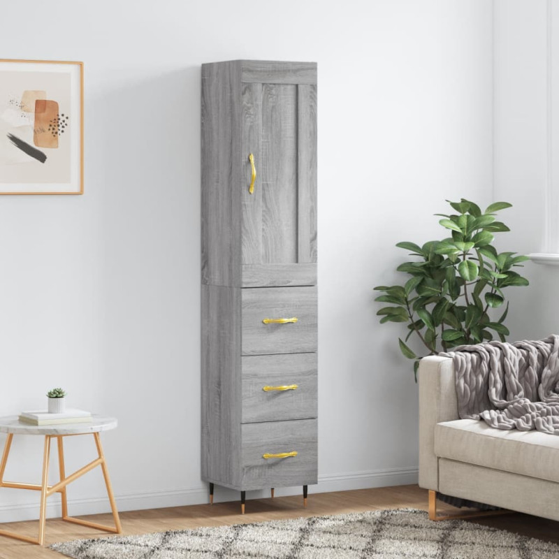 stradeXL Highboard Grau...