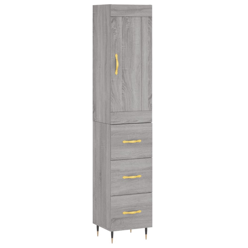 stradeXL Highboard Grau...