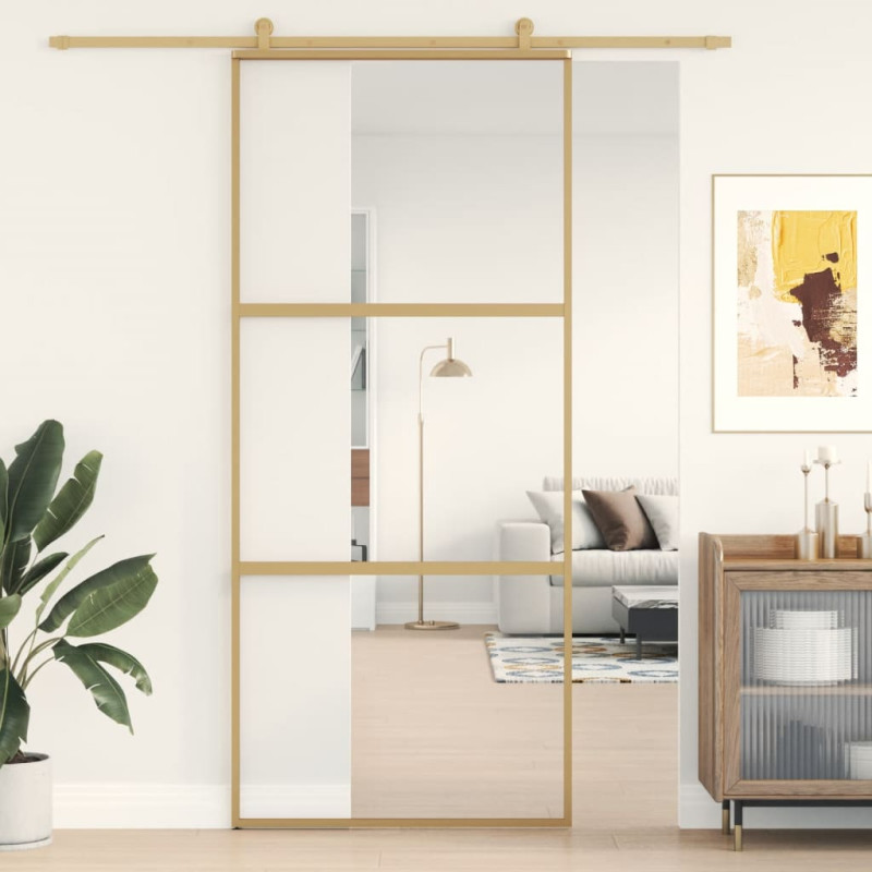 stradeXL Sliding Door Gold...