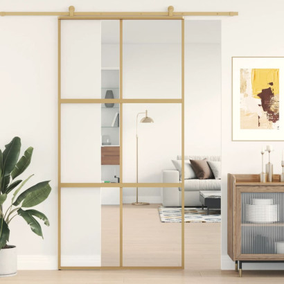 stradeXL Sliding Door Gold...