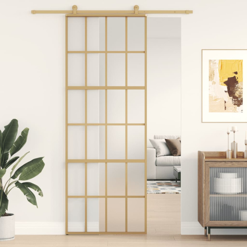 stradeXL Sliding Door Gold...