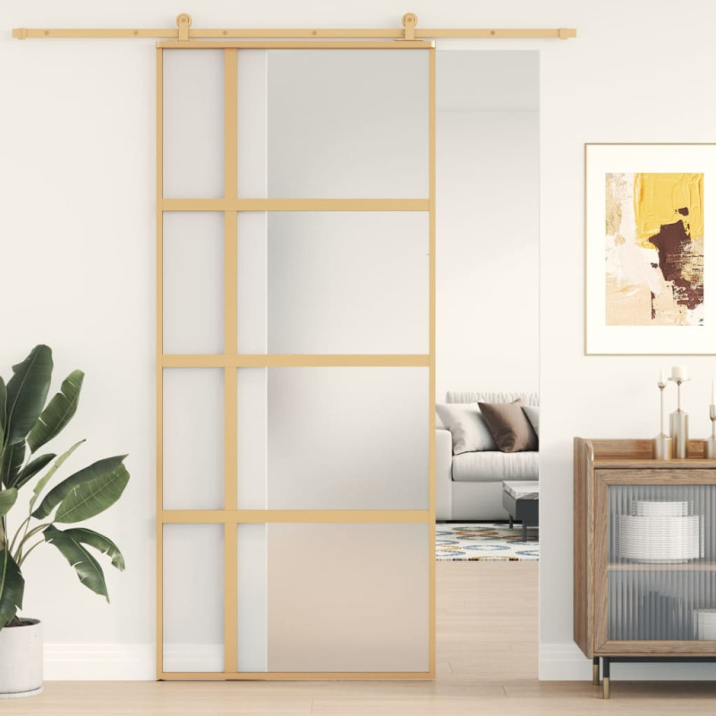 stradeXL Sliding Door Gold...