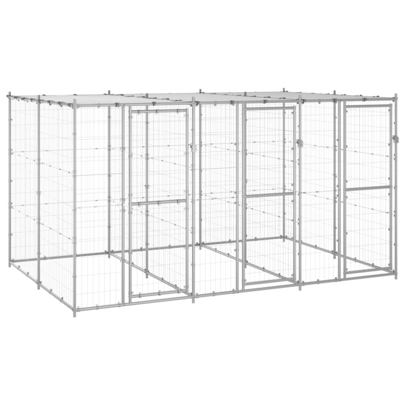 stradeXL Outdoor Dog Kennel...