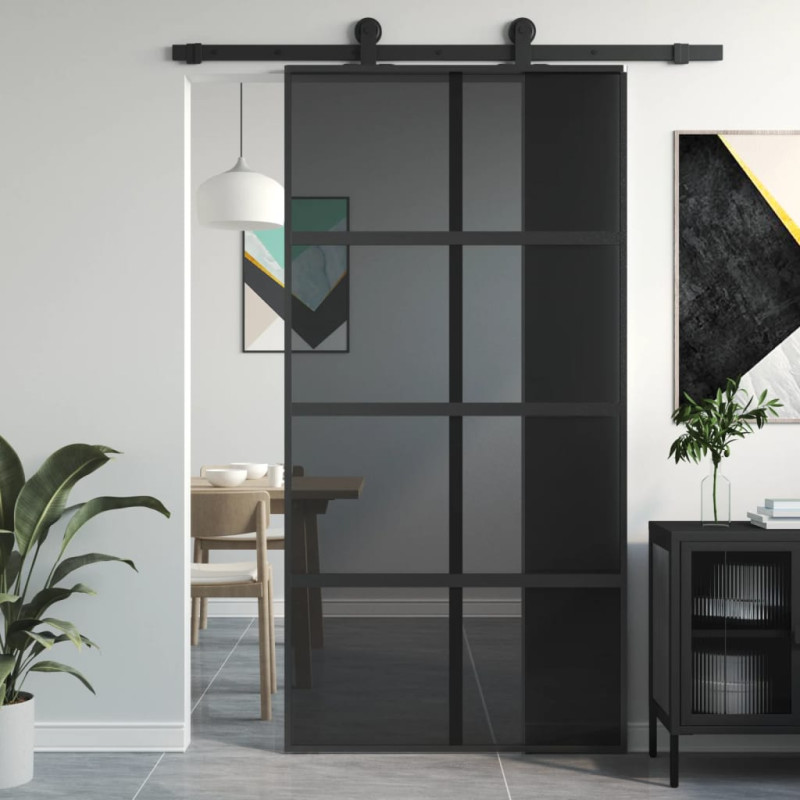 stradeXL Sliding Door Black...