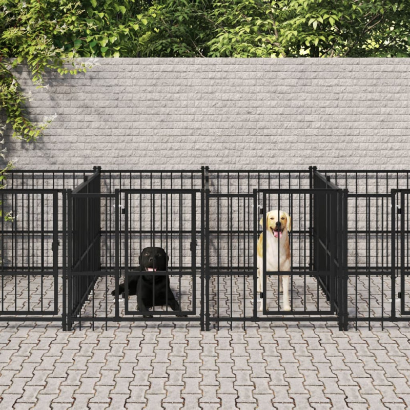 stradeXL Outdoor Dog Kennel...