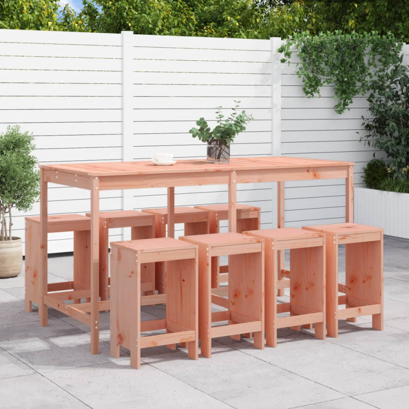 stradeXL 9 Piece Garden Bar...