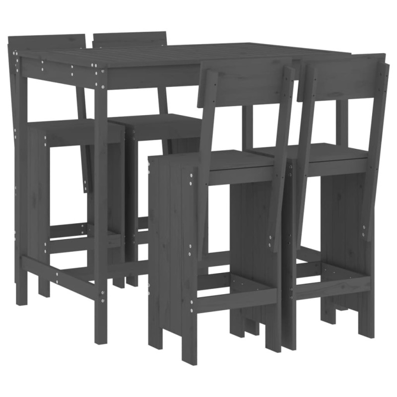 stradeXL 5 Piece Garden Bar...