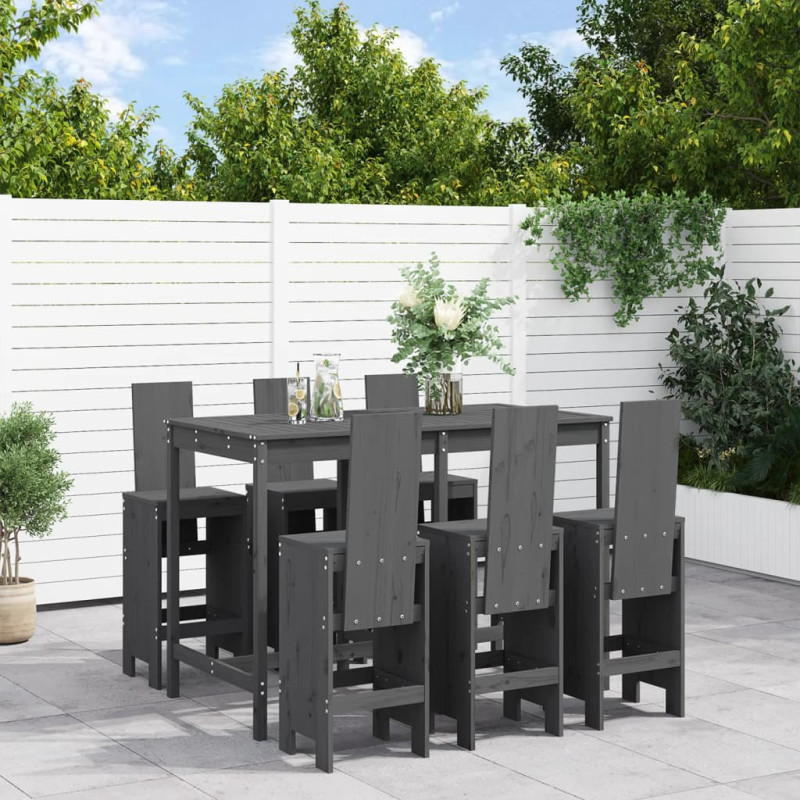 stradeXL 7 Piece Garden Bar...