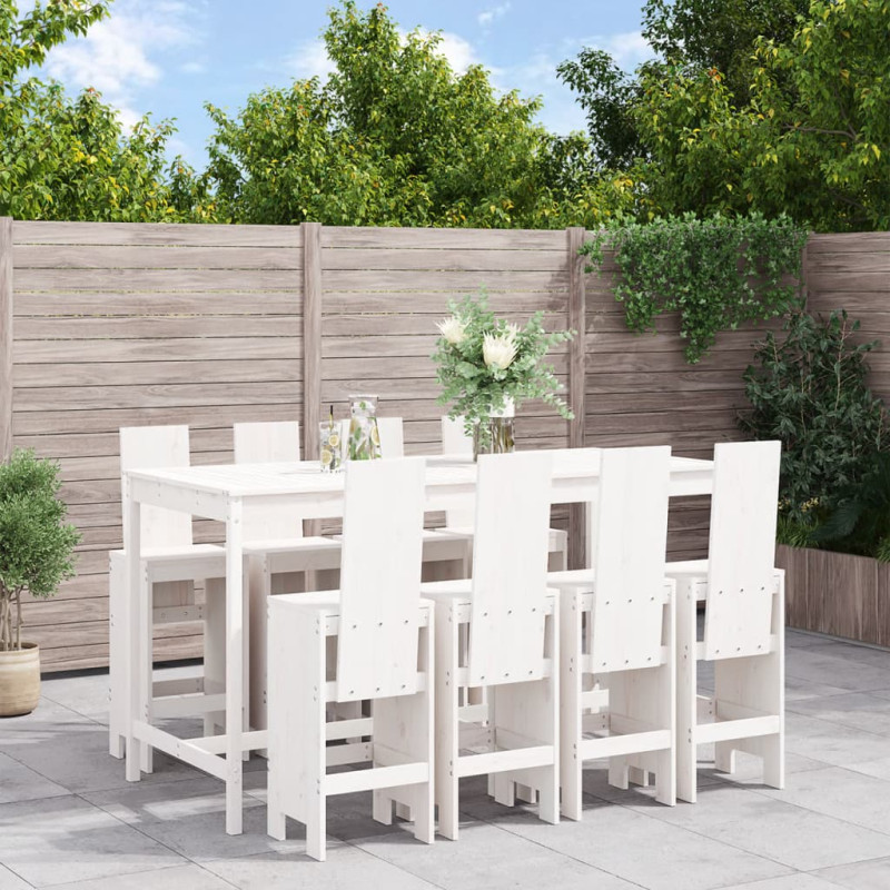 stradeXL 9 Piece Garden Bar...