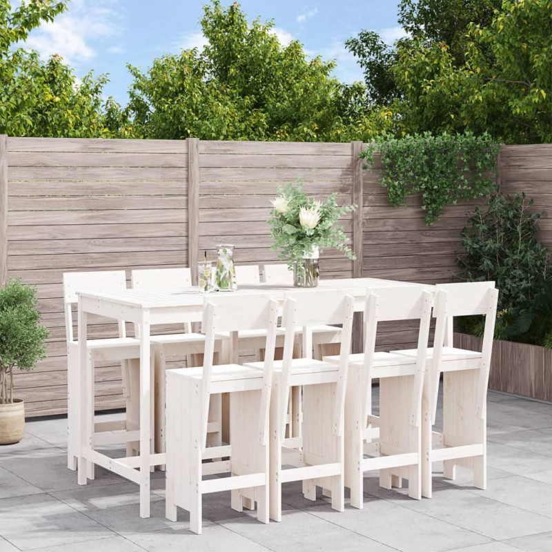 stradeXL 9 Piece Garden Bar...