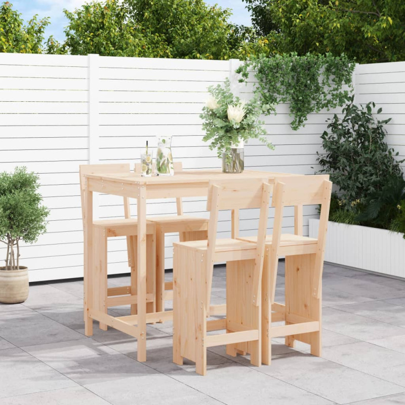 stradeXL 5 Piece Garden Bar...