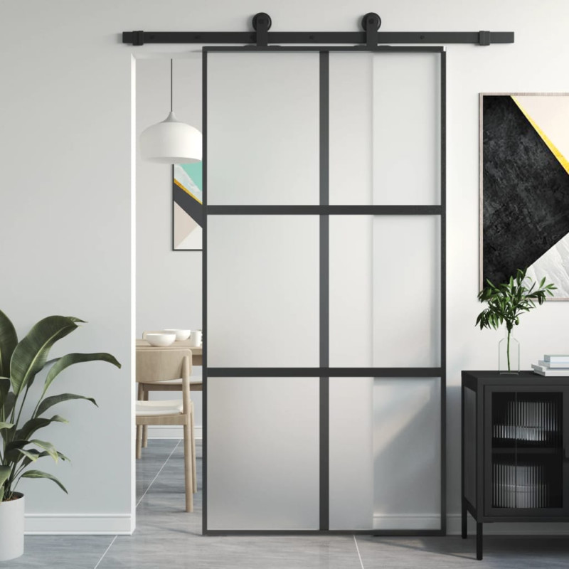 stradeXL Sliding Door Black...