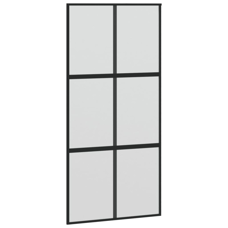 vidaXL Sliding Door Black...