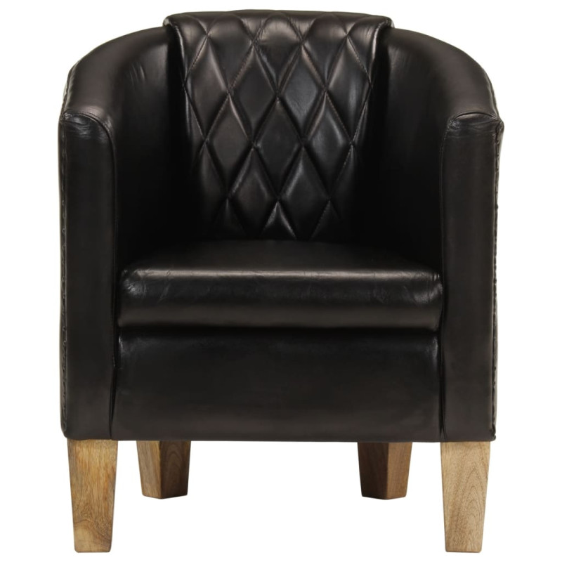 stradeXL Tub Chair Black...