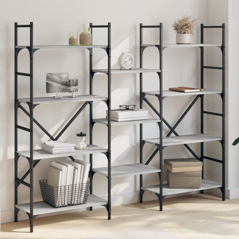 stradeXL Bookshelf Grey...