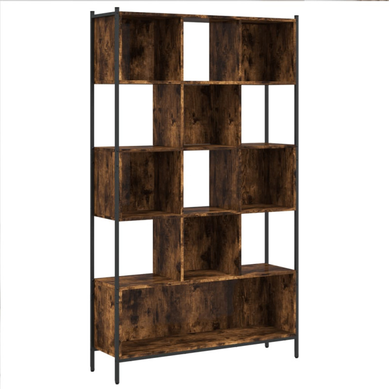 stradeXL Bookcase Smoked...