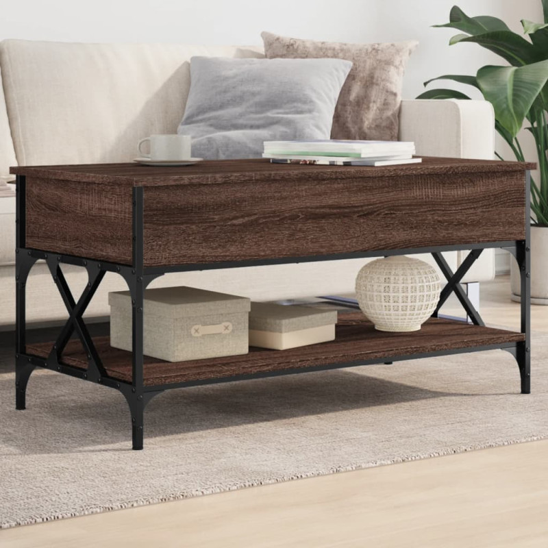 stradeXL Coffee Table Brown...