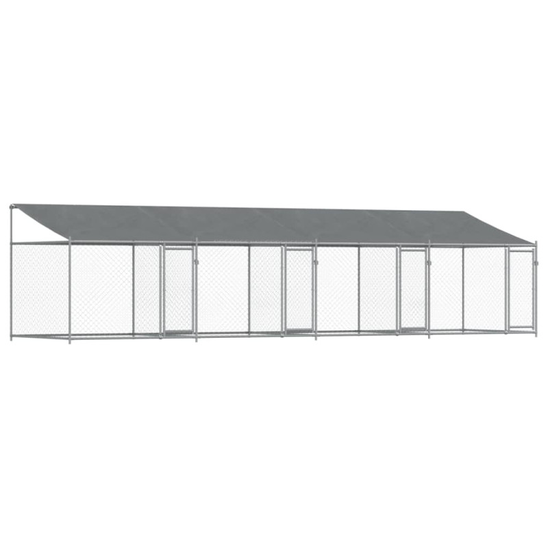 stradeXL Dog Cage with Roof...