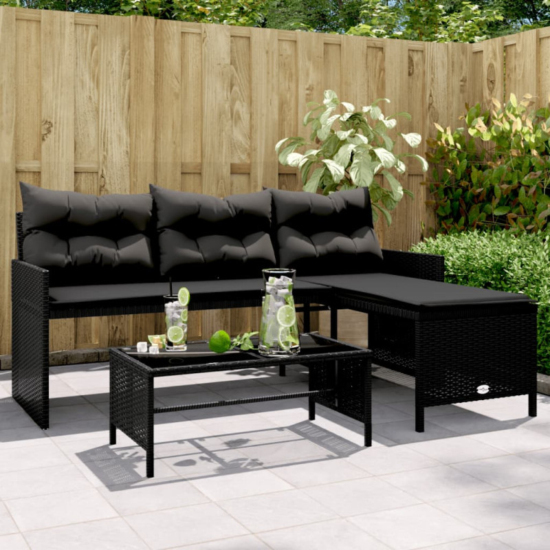 stradeXL Garden Sofa with...