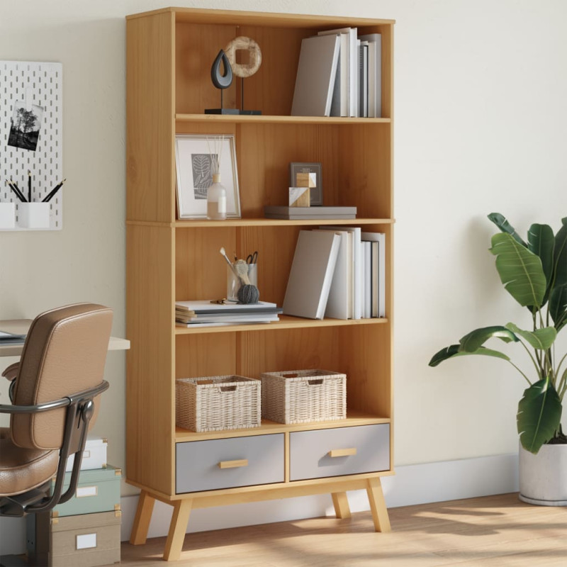 stradeXL Bookcase 4-Tier...