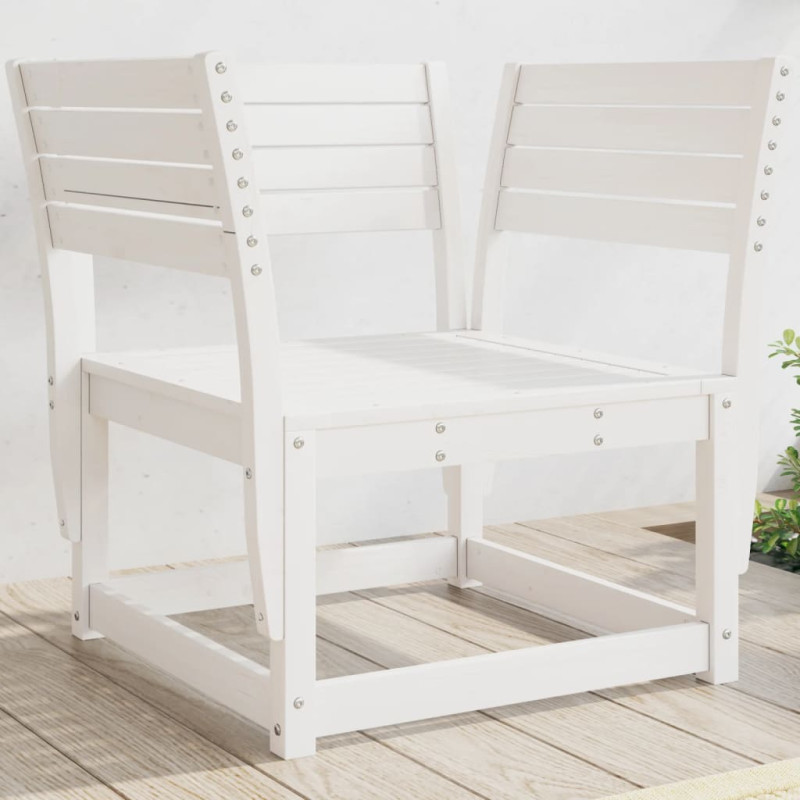 stradeXL Garden Chair White...