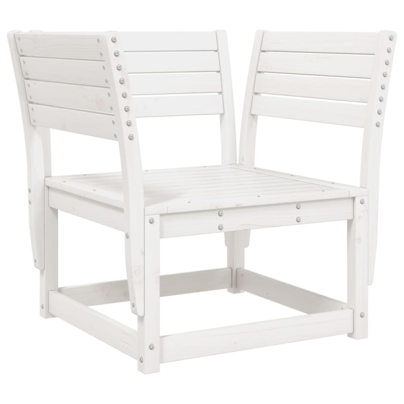 stradeXL Garden Chair White...