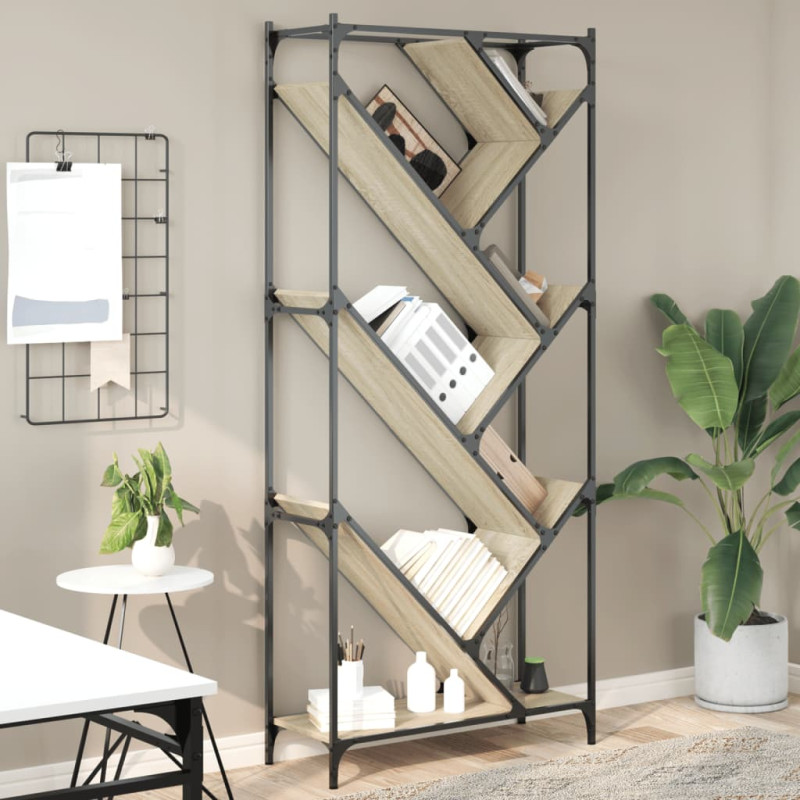 stradeXL Bookcase Sonoma...