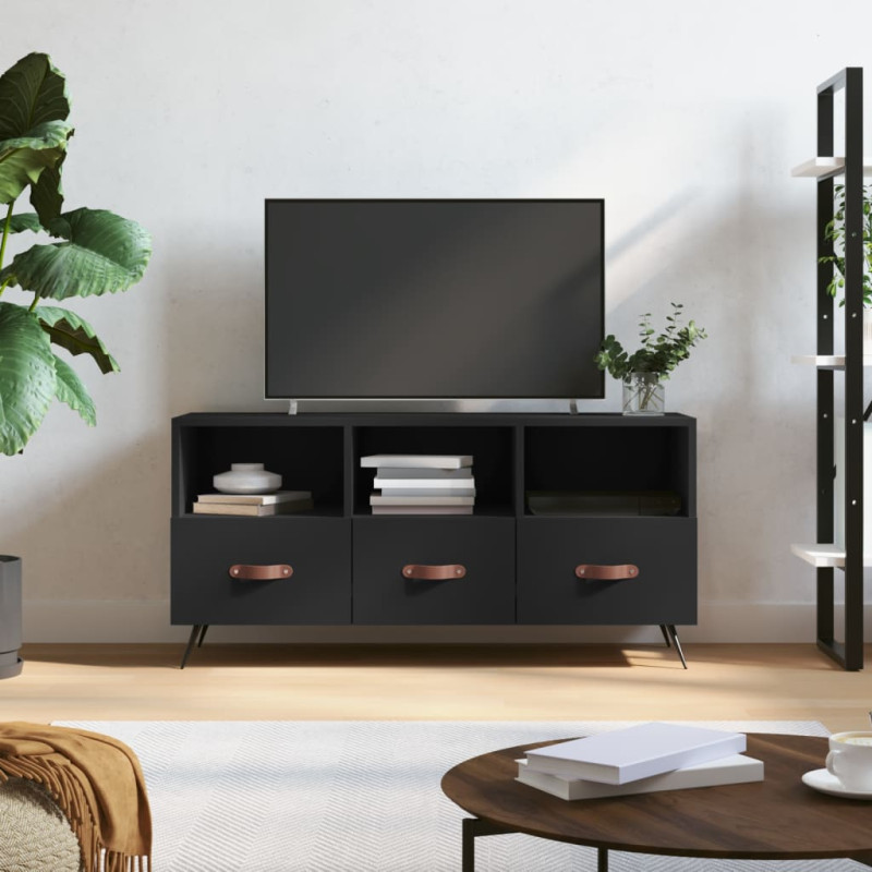 stradeXL TV Cabinet Black...